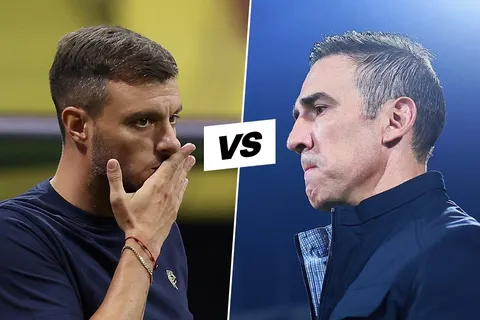 Martín Anselmi y Vicente Sánchez: dos ex Cruz Azul con caminos diferentes.