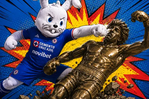 Cruz Azul rompe la maldición de la estatua de Rocky y lanza un dardo a la ciudad de Filadelfia