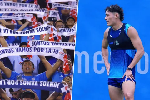 La afición de Cruz Azul reacciona a los avances de Chiquete Orozco.