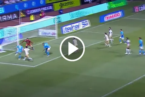¡Espectacular regreso! Rodolfo Rotondi reapareció tras su lesión con este golazo con Cruz Azul vs. Pumas