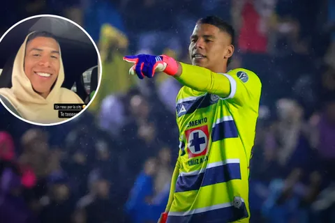 Guiño a su ex: el extravagante auto con el que Kevin Mier llega a entrenar a Cruz Azul