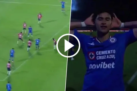 Jeremy Márquez y el gol que le dio vida a Cruz Azul.