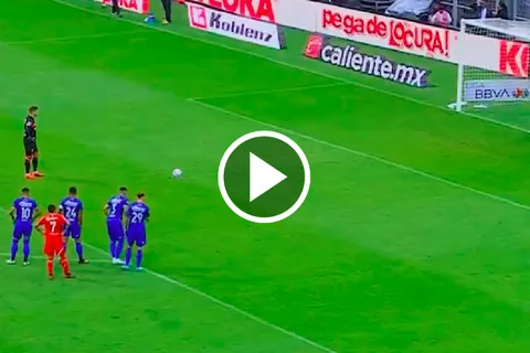 Thiago Volpi marcó de penal ante Cruz Azul