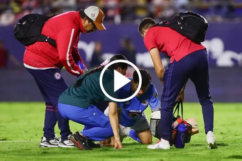 Asustó a todo Cruz Azul: la reacción de Jorge Sánchez a su golpe