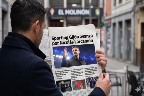 Así definieron a Nicolás Larcamón en España en medio del interés de Sporting Gijón.