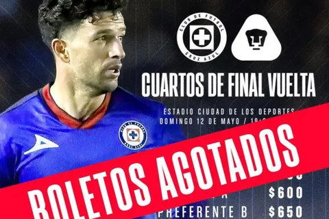 ¡Habrá un llenó en el Estadio Azul! BOLETOS AGOTADOS para el Cruz Azul vs. Pumas