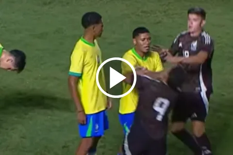 Mateo Levy, gol y bronca frente a Brasil Sub 20.