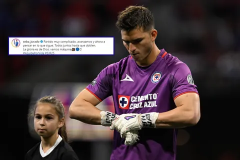 El emotivo mensaje de Sebastián Jurado en Cruz Azul