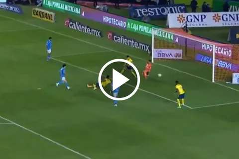 Gol de Lolo Faravelli contra América.