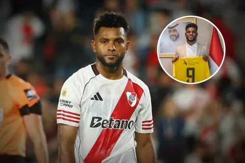 Miguel Borja fue presentado en su nuevo equipo en Medio Oriente, un día después de caerse su fichaje a Cruz Azul.