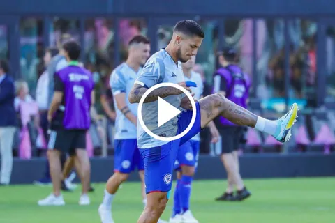 Así fue el último entrenamiento de Cruz Azul