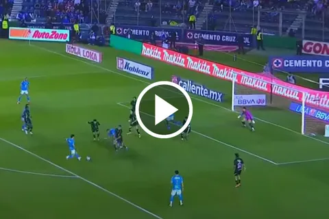 ¡Abrió el marcador! El golazo de Lorenzo Faravelli para darle la ventaja a Cruz Azul sobre FC Juárez