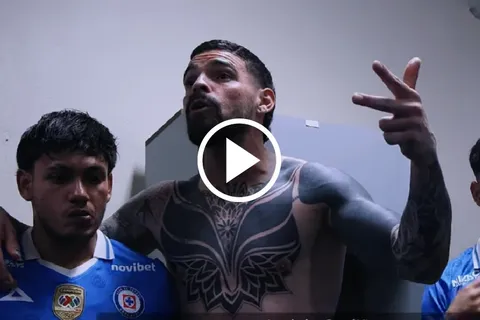 Andrés Gudiño alzó la voz para motivar al vestidor de Cruz Azul.