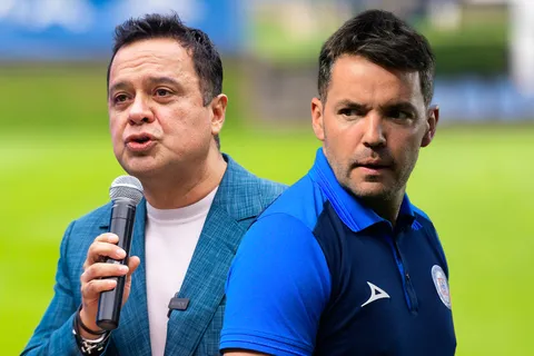 Nicolás Larcamón, en la mira de Víctor Velázquez.