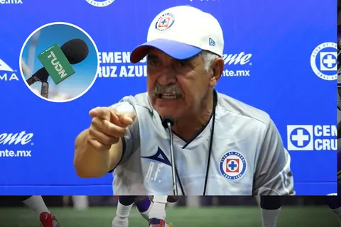Tuca Ferretti contra un periodista.