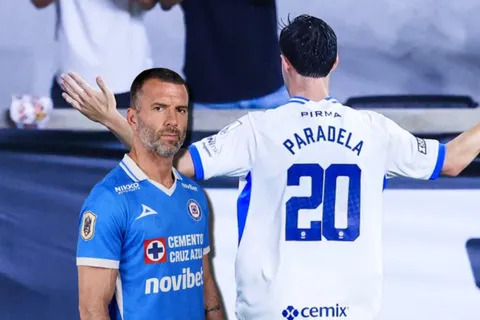 El ex goleador celeste muy feliz por el presente de Paradela.