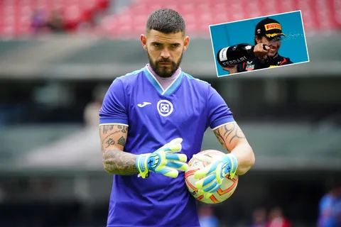 Cruz Azul: Andrés Gudiño se pica con el Checo Pérez a través de las redes sociales