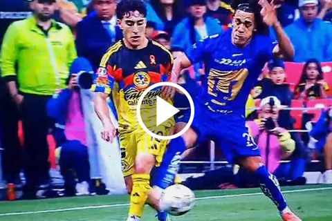 Adalberto Carrasquilla no aprende y hace la misma entrada con que lesionó a Kevin Mier