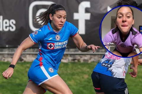 Con el uniforme de Cruz Azul: El nuevo baile de Norma Palafox con el que estalló TikTok