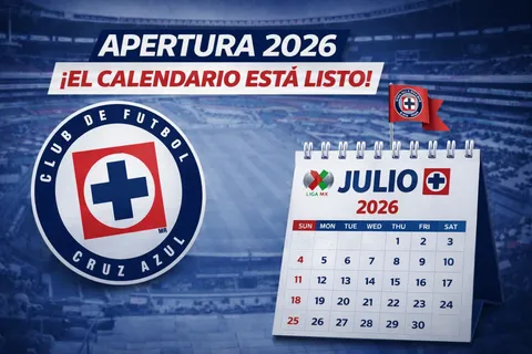 La Liga MX publica el calendario del Apertura 2026: ¿Cuándo y contra quién debuta Cruz Azul?