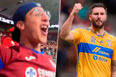 Fanático de Cruz Azul festejó gol de Gignac