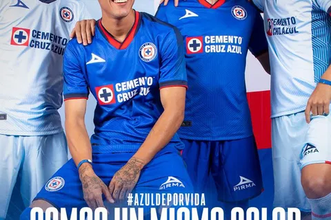 Cruz Azul ya conoce la playera con la que jugará ante Atlas.