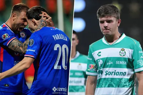Fuerte contraste: así llegan Cruz Azul y Santos Laguna a la Jornada 7 de Liga MX.