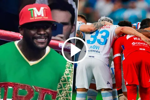 Mayweather peleó y hubo presencia de Cruz Azul.