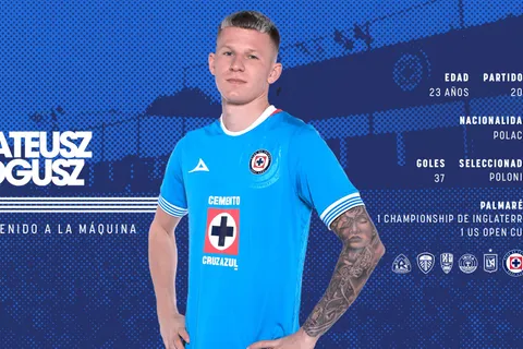 Mateusz Bogusz ya está registrado: ¿debuta con Cruz Azul ante Necaxa esta noche en la Jornada 4?