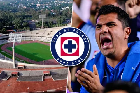 La afición de Cruz Azul se expresó ante el cambio de estadio.