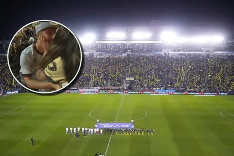 Un hecho sinigual tuvo lugar en el Estadio Azul.