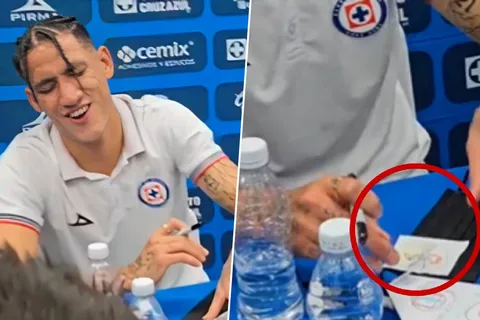 Antuna y un momento más que curioso