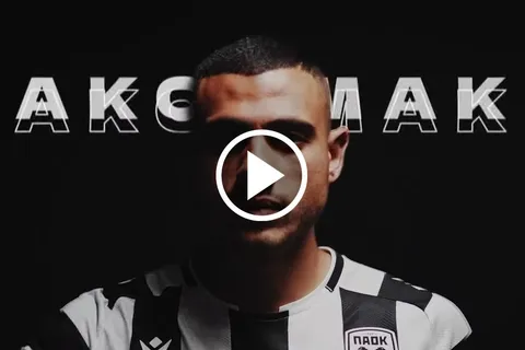 El delantero griego fue presentado oficialmente en PAOK.