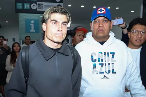 Luka Romero reportó en La Noria para firmar su contrato con Cruz Azul