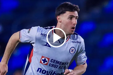 Paradela fue el autor del gol en Cruz Azul vs. Atlas.