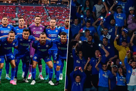 La afición de Cruz Azul no se calla nada.