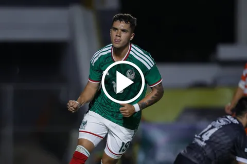Mateo Levy anotó un gol clave en el amistoso del Tri Sub-23.