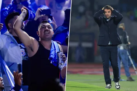 La afición de Cruz Azul mostró su descontento con el nivel del equipo de Nicolás Larcamón.