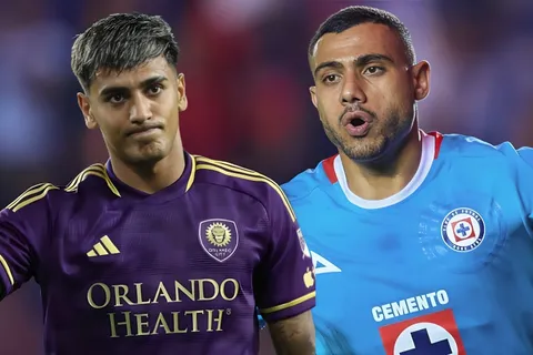 Los planteles de Cruz Azul y Orlando, frente a frente.