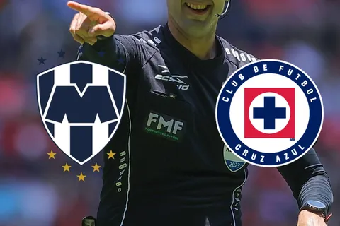Este será el árbitro del Monterrey vs. Cruz Azul