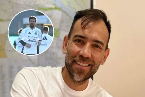 El Chelito Delgado recordó su protagonismo en los primeros pasos de Lionel Messi con Argentina.
