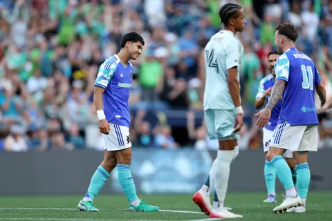 El futbolista marcó un gol en el último partido de Seattle Sounders en la MLS.