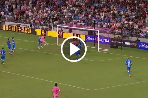 Lionel Messi anotó su gol 100 con Inter Miami ante Cruz Azul.