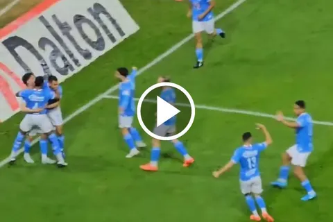 El detalle en la celebración de Alexis Gutiérrez tras su golazo