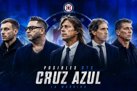 Los nombres que suenan como posibles DT de Cruz Azul.