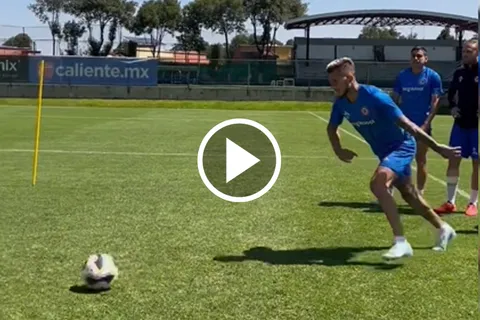 Por eso lo quiere Boca: el golazo que firmó Gonzalo Piovi en el entrenamiento de Cruz Azul