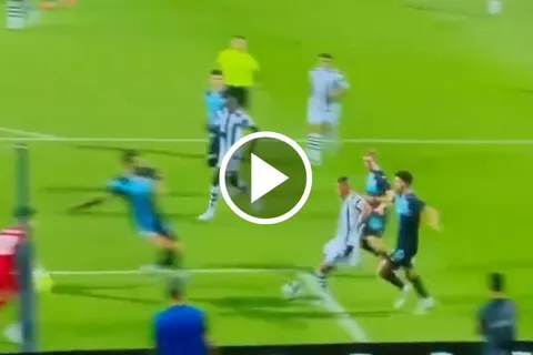 Giakoumakis marcó su primer gol con PAOK en la goleada por Europa League.