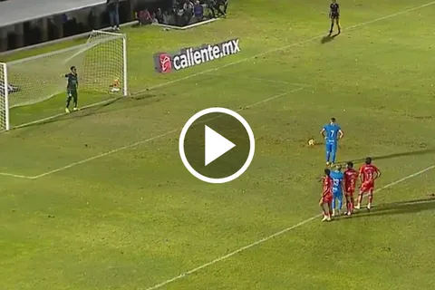 Mateusz Bogusz y el 1-1 ante Mazatlán.
