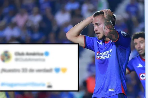 El gol de Julián Quiñones derivó en una irrespetuosa burla de América a Cruz Azul en redes sociales