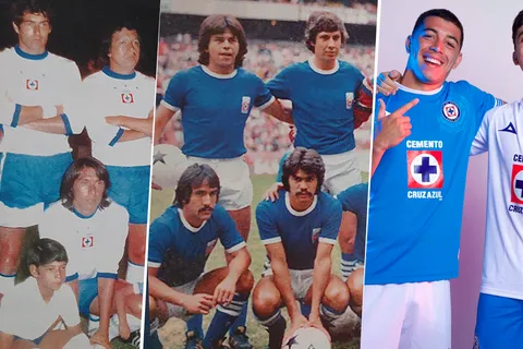 La combinación tradicional en el uniforme a la que volvió Cruz Azul con Pirma